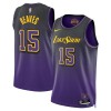 Män Los Angeles Lakers Tröja Austin Reaves Nike 2024-25 City Edition Lila Swingman